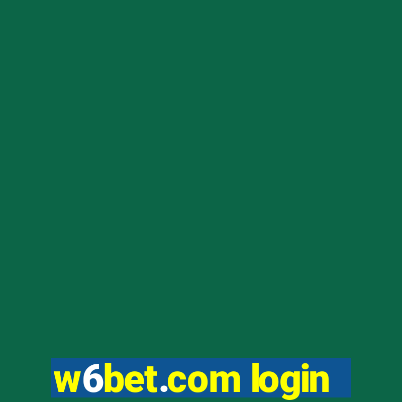 w6bet.com login